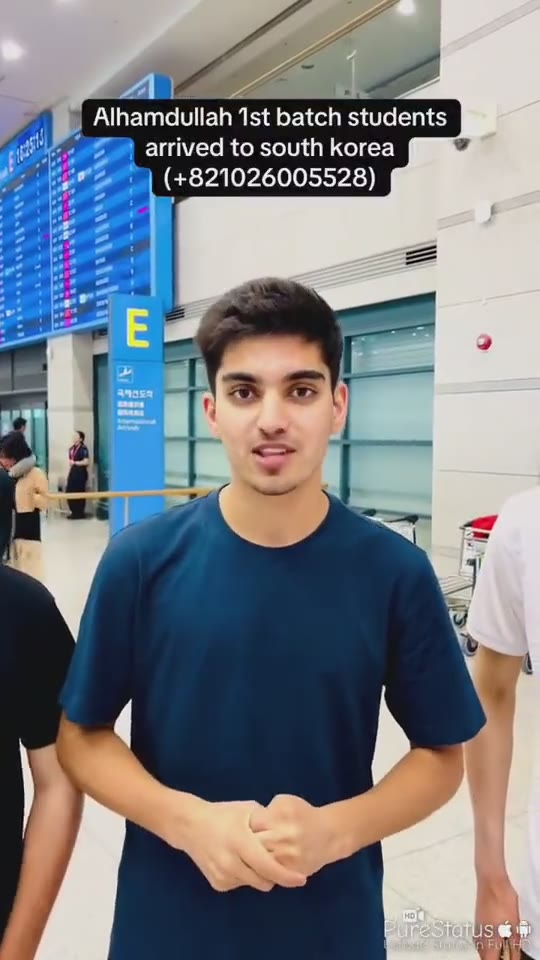 Video cover: First Batch Arrives in Korea